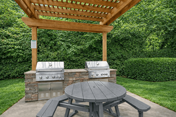 Outdoor dining area